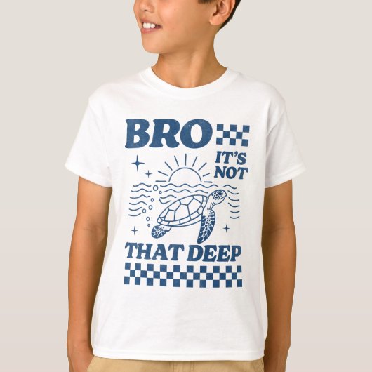 Broer, het is niet zo'n diep T-shirt - alleen koud (Voorkant)