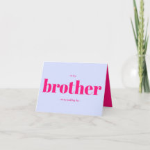 Broer Huwelijk Minimaal Eenvoudig Lila roze