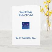 Broer in de Kaart van de Verjaardag van de Wet (Gele Bloem)