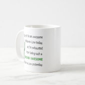 Broer in de nieuwe toekomst koffiemok (Voorkant links)