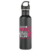 Broer in de rechtenfamilie die borstkanker aanpast waterfles  (Voorkant)