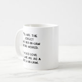 Broer in de toekomst of actueel van de zuster-wet koffiemok (Voorkant links)