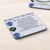 Broer in de Verjaardag van het Gedicht veertigste Drankjes Onderzetter (Linkerzijde)