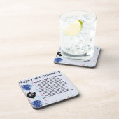 Broer in de Verjaardag van het Gedicht veertigste Drankjes Onderzetter (Rechterzijde)