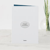 Broer in de wet: blauw leder kaart (Achterkant)