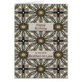 Broer-in-Law Birthday Abstract Mandala Design (Voorkant)