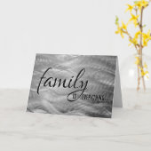 Broer in Law Birthday Metal Abstract Kaart (Gele Bloem)