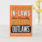 Broer-in-law-dag, grappig, meer als wetten! kaart (Gele Bloem)