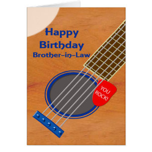 Broer in Law Guitar Player Birthday