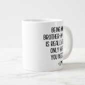 Broer-in-law-Mok, zwager geschenk Grote Koffiekop (Voorkant rechts)