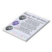 Broer in Law Poem 18th Birthday Notitieblok (Linkerzijde)