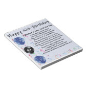 Broer in Law Poem 40th Birthday Notitieblok (Schuin)