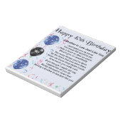 Broer in Law Poem 40th Birthday Notitieblok (Linkerzijde)