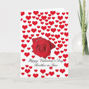 Broer in Law Valentijn Day Feestdagen Kaart