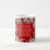 Broer in rechtengedicht - kerstontwerp koffiemok (Center)