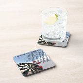 Broer in rechtengedicht - kunstontwerp onderzetter (Rechterzijde)