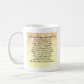 Broer in rechtsgedicht - Cream Koffiemok (Links)