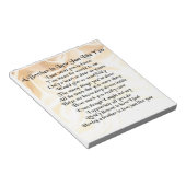 Broer in rechtsgedicht - Cream Notitieblok (Schuin)