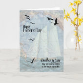 Broer in Wet De Zeeen Vaderdag verzorgen Kaart (Gele Bloem)