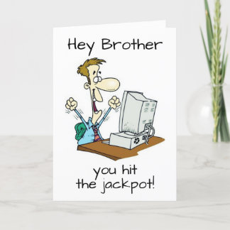 BROER IS **50** EN ZO LUCKY..HEEFT ME VOOR EEN BRO KAART