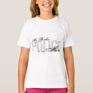 Broer is mijn held - POLITIE T-shirt