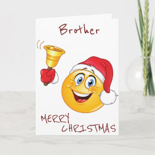 **BROER** KLAAR OM EMOJI-STIJL TE VIEREN FEESTDAGEN KAART
