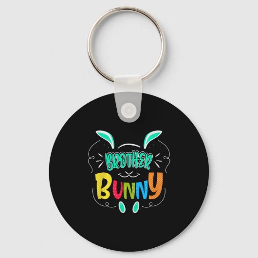 Broer Konijn Premium Tri-blend Sleutelhanger (Voorkant)