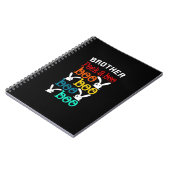 Broer Konijn Spel Voor Nieuwigheid Kinderen Volwas Notitieboek (Linkerzijde)