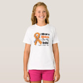 Broer - Leukemie Lint T-shirt (Voorkant volledig)