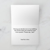 Broer: Mijn Groomsman-verzoekverzoek om Kaart (Binnen)