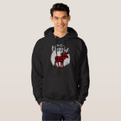 Broer Moose Red Pset Buffalo Matching Family Pa Hoodie (Voorkant volledig)