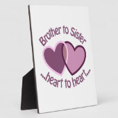 Broer naar zuster fotoplaat (Zijkant)