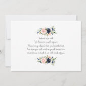 Broer of zus Geslacht Onthulling uitnodiging (Achterkant)