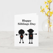 Broer of zuster Siblings Day Card Kaart (Gele Bloem)