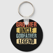 broer oom Godfather Legend Sleutelhanger (Voorkant)