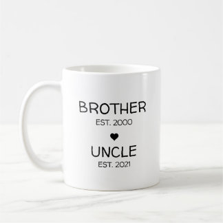 Broer Oom Zwangerschapsaankondiging Baby onthullin Koffiemok