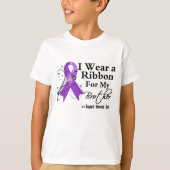 Broer Paars lint - Pancreaskanker T-shirt (Voorkant)