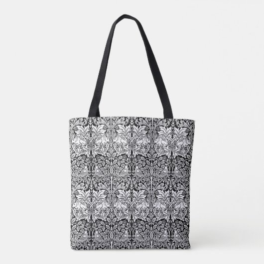 Broer Rabbit Black & White Tote Bag (Achterkant)