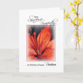 Broer, rode ventilator kaart (Gele Bloem)