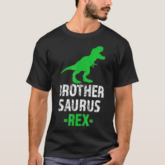 Broer Saurus Rex Grappige Dinosaurus T-Rex Bro T-shirt (Voorkant)
