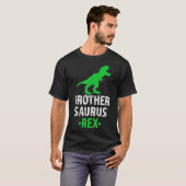 Broer Saurus Rex Grappige Dinosaurus T-Rex Bro T-shirt (Voorkant volledig)