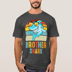 Broer Shark Retro Pajamas Shark Lover Fa T-shirt