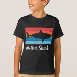 Broer Shark Simple Shark Cutout  Retro T-shirt