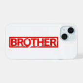 Broer Stempel iPhone 15 Case (Achterkant horizontaal)