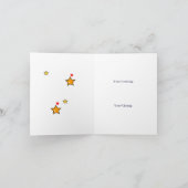 Broer Super Cool Star Greeting Kaart (Binnen)