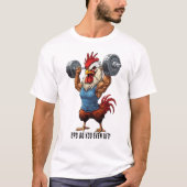 Broer, til je zelfs op? Grappige Power Lift Gym Pu T-shirt (Voorkant)