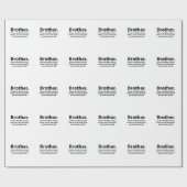 Broer typografie Broer Cadeaupapier (Vlak)