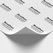 Broer typografie Broer Cadeaupapier (Hoek)
