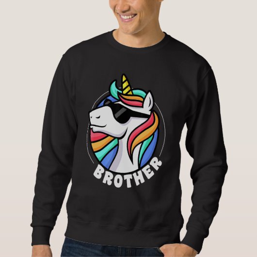 Broer Unicorn voor jongens Trui (Voorkant)