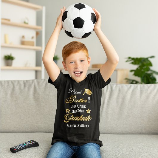 Broer van Afstuderen naam | Afstuderen school Tri-Blend Shirt